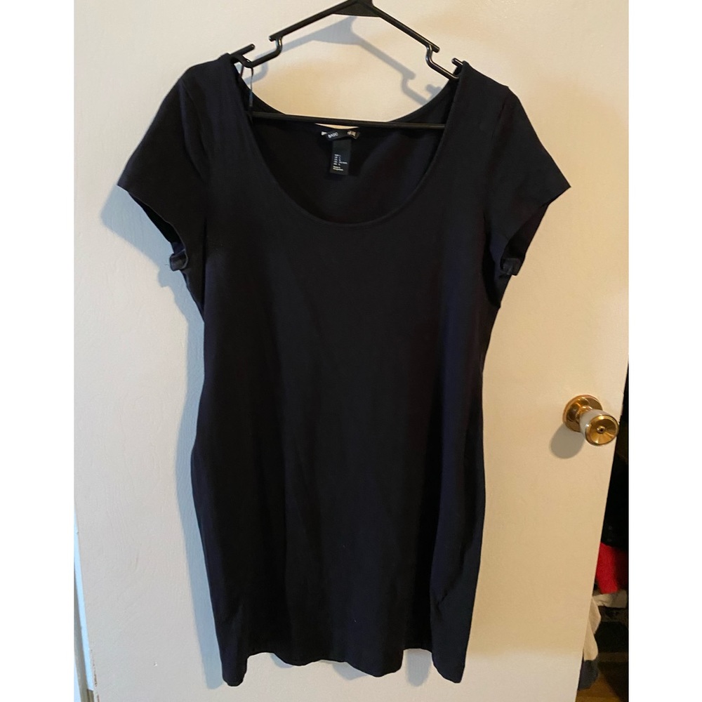 Cotton T-shirt fitted dress